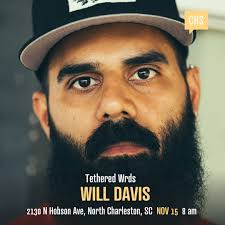 Happy Monday! We're thrilled to have Will Davis, aka @tetheredwrdspoetry,  as our #cmthread November speaker! Will “Tethered Wrds” Davis is an  educator, certified immigration and human rights advocate, and poet whose  life's