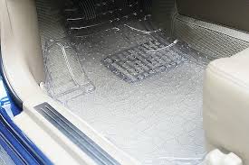 121 32 Classic Clear Pvc Plastic Waterproof Auto Foot Carpet Car Floor Mats 5pcs Sets White Car Floor Mats Floor Mats Flooring