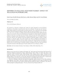 Our core business is producing 3d animation for home videos, tv series, digital games, mobiles, internet contents and movies for worldwide markets. Pdf Monopoly In Malaysia Television Market Effect On Malaysian Film Producers