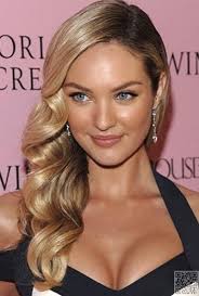 Long Loose Waves To One Side Prom Hair Down Ball Hairstyles Side Curls Hairstyles