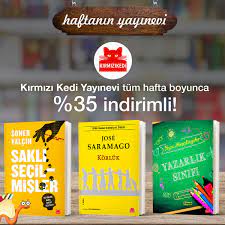 haftanin yayinevi kirmizi kedi yayinevi nin tum kitaplari bu hafta 35 indirimli kedi kitap edebiyat