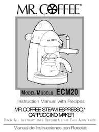 Coffee tea maker machine is one kitchen appliance that many have. Mr Coffe Replacement Parts For A Mr Coffee Espresso Cappuccino Model Ecm20 Mr Coffee Espresso Cappuccino Machines