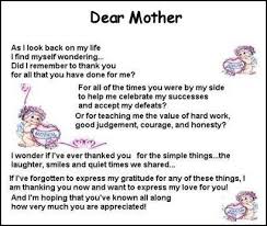Mother S Day Thank You Poems Funny Mothers Day Poems Mothers Day Poems Happy Mothers Day Poem