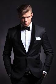 Mens Black Wedding Suits Custom Made Jacket Pant Vest Tie Suits Men Business Tuxedo For Men Groomsmen Tuxedos