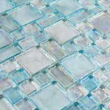 Classic tile can create a new, modern look depending on how you position it. Iridescent Glass Mosaic Tile Clear Random Blend Mineral Tiles Jaroch In 2019 Tiles Glass Mosaic Tiles Mosaic Tiles