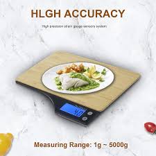 Find out how to cook a baked potato in this article from howstuffworks. Buy Ruwuipr Food Scale Bamboo Digital Kitchen Scale High Precision Kitchen Weight Grams And Oz With Hd Blue Backlight Display 4 Units Conversion Tare Function For Cooking Baking Online In Germany B0969b14qq