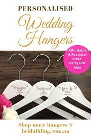 Practical Bridal Party Gift Gift Idea For Bridal Party Personalised Bridal Party G Wedding Hangers Wedding Gifts For Bridesmaids Wedding Hangers Personalized