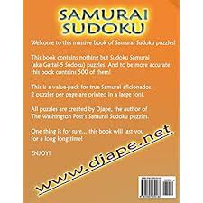2,818 40 by matthewvenn in toys & games by zootsuitman in woodworking by vnshng in toys & games by alffly in toys & games by thegnome54 in woodworking by marsjer000 in woodworking by seamster in toys & games by pitty in toys & gam. Buy Samurai Sudoku 500 Puzzles All Levels Paperback July 3 2016 Online In Turkey 1535070137