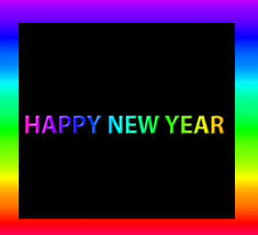 Neon blinking new year wishes on road side. Happy New Year 2021 Gif Happy New Year Wishes 2021
