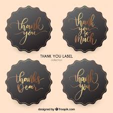 Apparel safe adhesive · manufactured in the usa Golden Thank You Label Collection Nohat Free For Designer