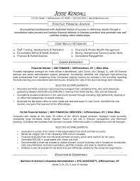 financial advisor resume sample resumesdesign resume skills resume examples manager resume
