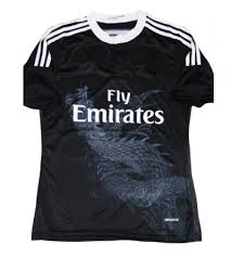 The new real madrid (cr7) jersey for the ucl. Buy New Real Madrid Replica 2014 2015 Chicharito 14 Black Dragon Jersey Men Xl In Cheap Price On Alibaba Com