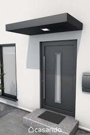 Haustur Vordacher Online Kaufen Casando In 2020 Vordach Haustur Vordach Glas Hauseingang Hausturuberdachung