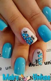 Spring Is A Admirable Division With Flowers And Bright Backdrop Everywhere Cute Spring Nail Designs 2018 Tr Cute Spring Nails Floral Nails Floral Nail Designs