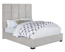 Platform queen bed frame with headboard and footboard is one of the oldest, traditional styles of bed frames. Panes Beige Velvet Queen Bed With Tall Headboard By Coaster