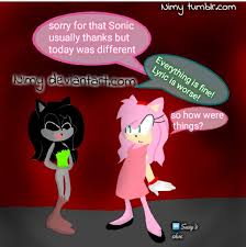 You decided to visit some lost souls and see if they wanted to play, for you would always go to abandon places were friendly spirits. Sonamy Family Tumblr Posts Tumbral Com