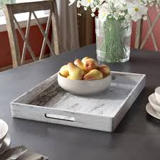 Notice the gorgeous, large ottoman that serves as a coffee table. Extra Large Decorative Trays You Ll Love In 2021 Wayfair
