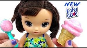 Baby Alive Magical Scoops Doll Box Opening And Feeding Youtube