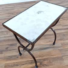 Our furniture, home decor and accessories collections feature willow nesting tables set of 2 in quality materials and classic styles. Pottery Barn Willow Antique Mirror And Metal End Table The Local Flea San Francisco Bay Area