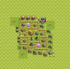 At townhall level 5, max level barracks is level 7, max level army camp is 5 and max level clan castle is 2. Gute Base Rathaus Level 5 Fur Verteidigung Coc Clash Of Clans Th5 Rh5 28