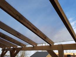 Polycarbonaat Platen Helder Dikte 1 6 Cm Breedte 98 Cm In 5 Lengtes Terrasoverkapping Patio Decor Overdekte Terrassen