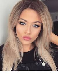 Amazing Blue Eyes And Lipstick Inspiring Ladies Ombre Hair Hair Hair Styles