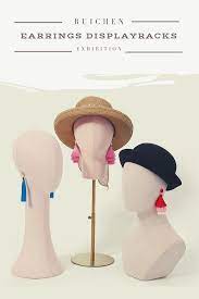 Earrings Display Rack Mannequin Design Hat Display Rack Glass Jewelry Box Jewelry Table Display Hat Display