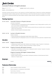 It is the standard representation of credentials within academia. Academic Cv Curriculum Vitae Template Examples Guide