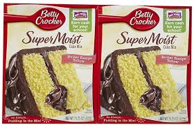 Betty crocker pulled that little stunt a while back. Amazon Com Betty Crocker Super Moist Cake Mix Butter Recipe Yellow 15 25 Oz Box 2 Pack Grocery Gourmet Food