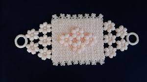 Uzun Lif Modeli Yapimi Incili Lif Modeli Crochet Floral Floral Rings