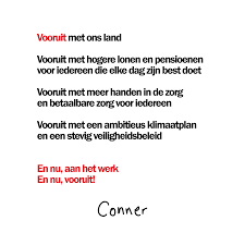 Conner reageerde op alle berichten én dat deed ie. Conner Rousseau En Nu Aan Het Werk En Nu Vooruit Facebook