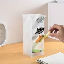 From a desktop organizer to a desk organizer set, shop now to get what you need. 3 Pcs Big Desk Organizer Pen Organizer Storage For Office School Home Supplies Translucent White Pen Storage Holder High Capacity Set Of 3 12 Compartments White Big Pen Holder Pricepulse