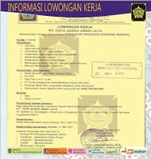 Written by lokersukoharjo tinggalkan komentar dipublikasi di lowongan kerja, lowongan kerja karanganyar, lowongan kerja solo tagged with bmt, cari kerja, guru, guru umum, lowongan, lowongan kerja, lowongan. Ciz4frksjn1vvm