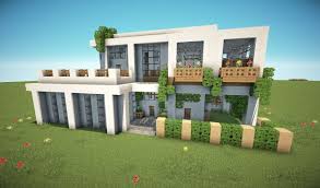 Villa Minecraft Modernes Haus Minecraft Villa Minecraft Haus Minecraft Haus Ideen