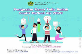 Contoh pernyataan keaslian karya tulis ilmiah (skripsi). Penguatan Karya Tulis Ilmiah Santri Ma Had Aly 2020
