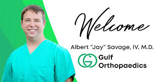 Gulf Orthopaedics welcomes Dr. Albert "Jay" Savage, IV, orthopaedic surgeon