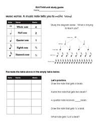 A person that plays music is a. Notes And Rest Worksheet By Celeste Ditter Teachers Pay Teachers