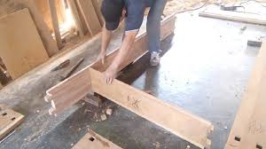 How To Making A Wood Door Frame With Hardwood Vocational Training Wood Wood Door Frame Door Frame Make A Door