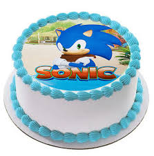 Before serving, allow your cake to set in the fridge for at least 30 minutes so that your decorations will hold their shape. Sonic The Hedgehog Cake Topper Edible Wafer Paper Baby Boy Birthday Party Supply Cake Decorating Tools Cake Decorating Supplies Aliexpress