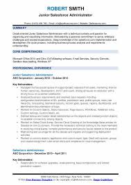 Salesforce Administrator Resume Samples Qwikresume