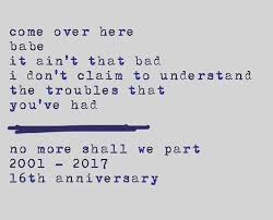 By Rpp The Nick Cave Typewriter No More Shall We Part Sweetheart Come Nick Cave Music Heals Lyrics