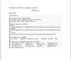 Equations Not Appearing In Word R Markdown Rstudio Community