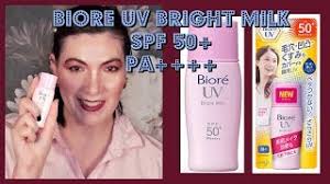 This sunscreen is the best for so many reasons. Kao Biore Sarasara Uv Perfect Bright Milk Spf 50 Pa Review Youtube