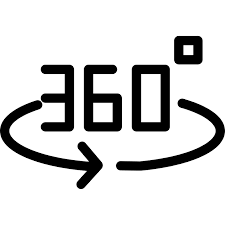 Ussr army font family by galdino otten (copyright) free for personal use donation required for commercial use. 360 Degrees Vector Svg Icon Svg Repo