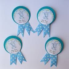 20 Piezas De Identificadores Elefantito Con Liston De Puntitos Baby Shower Ondine Collection