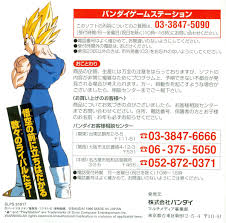 The 2d fighter finally reaches the united states as the popularity of the animated show on which it's based continues to exhibit robust staying power into the early 2000s. Videogameart Tidbits On Twitter From The Instruction Booklet Dragonball Z Ultimate Battle 22 Playstation 1995