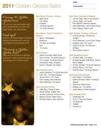 Print out the 2021 golden globes nominations ballot. Printable Golden Globe Awards Ballot For 2011 Nominees Popsugar Entertainment