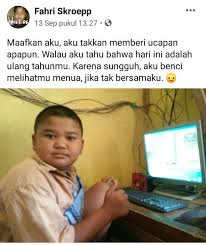 Kumpulan Quote Sad Boy Ala Fahri Skroepp Ini Bikin Ngakak