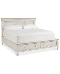 Furniture Sag Harbor White Storage King Platform Bed Reviews Furniture Macy S In 2020 Bedroom Collections Furniture White Bedroom Furniture White Storage