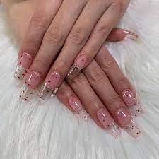 Nagel pinsel liner zeichnung malerei pinsel acryl stift nagel kunst werkzeuge. Valentines Jelly Acrylic Nails Clear Nails Glass Nails Jelly Nails Glitter Nails Square Nails Tapered Square Nails Trendy Nails Long Nails Popular N